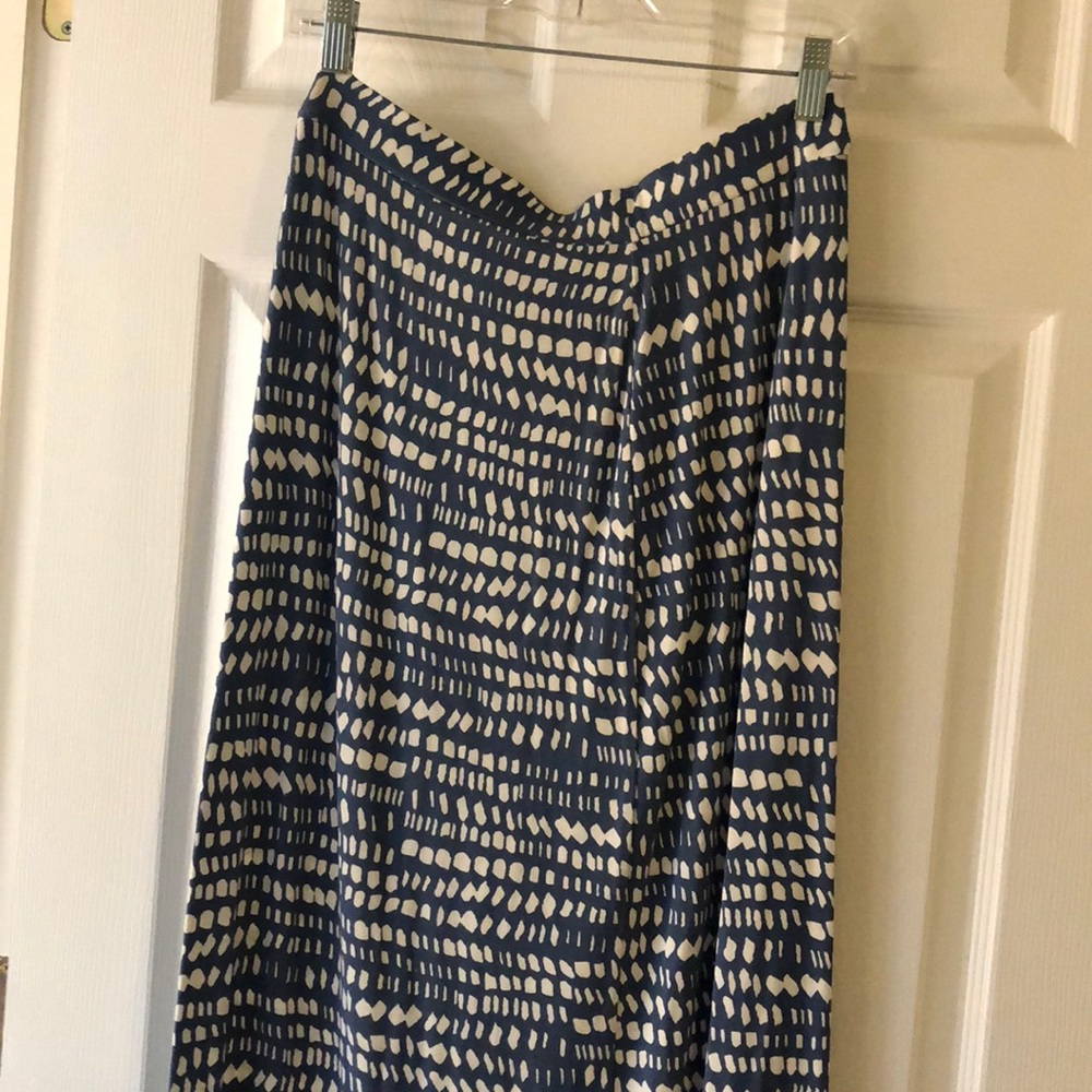 Blue maxi skirt
